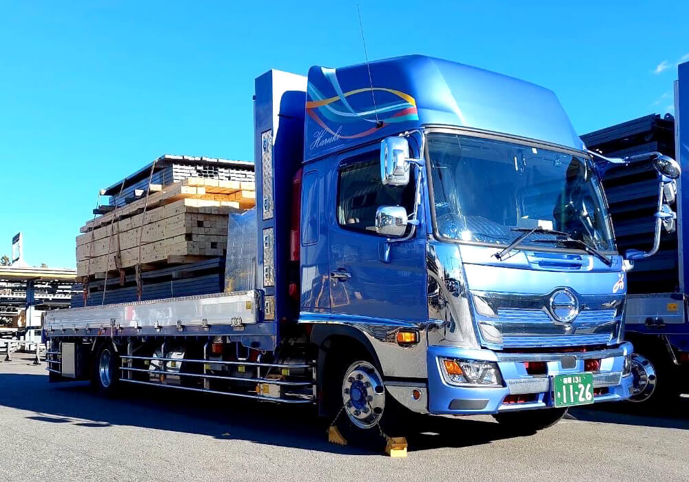 大型7t平車（後輪エアサス×2台）